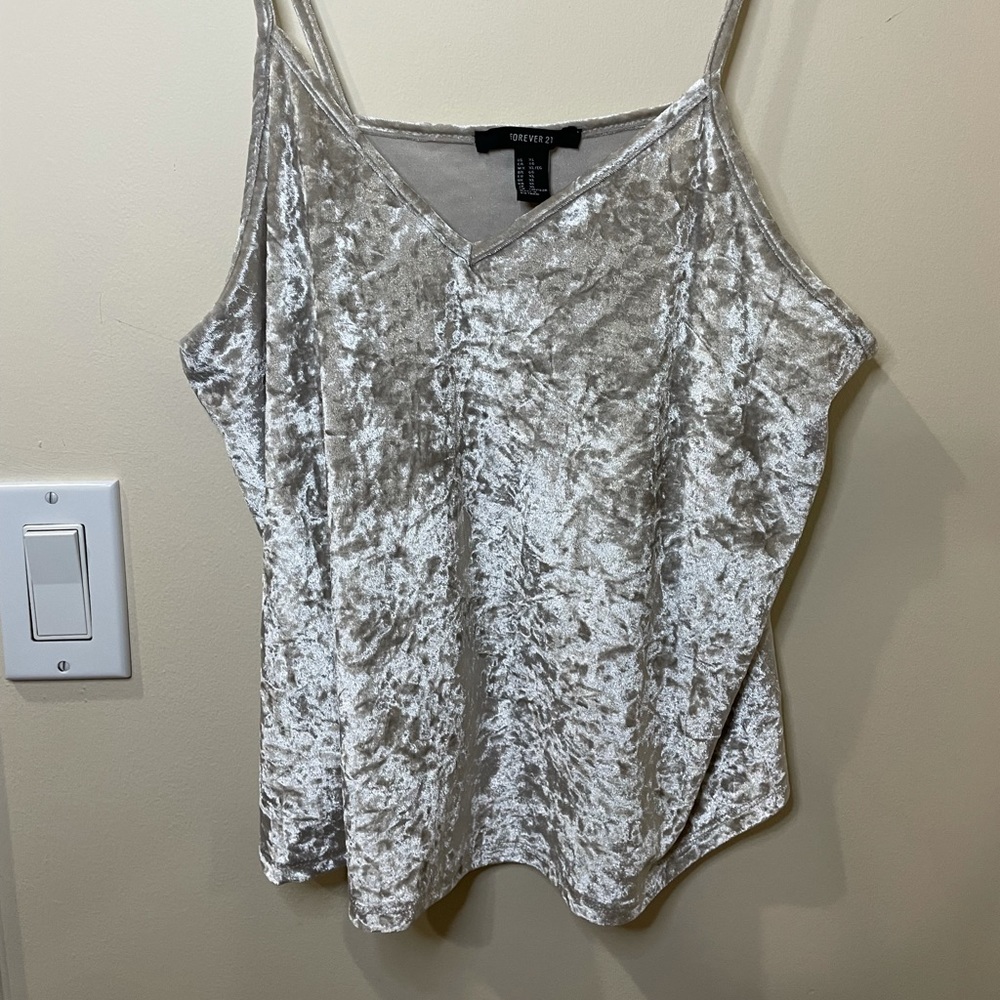 Velvet Velour Tank Top